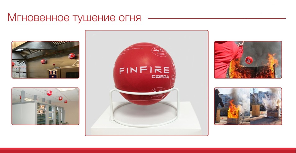 Огнетушитель АУПП-«СФЕРА» (FINFIRE ™)